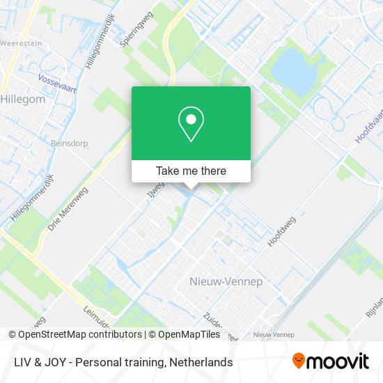 LIV & JOY - Personal training map