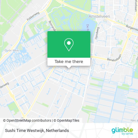 Sushi Time Westwijk map