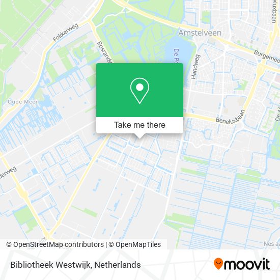 Bibliotheek Westwijk map