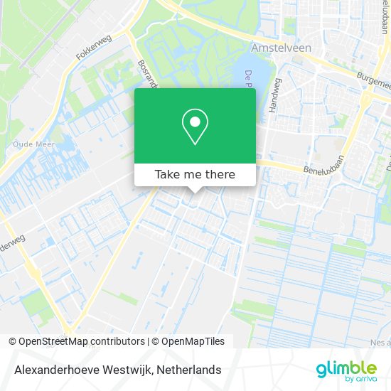 Alexanderhoeve Westwijk map