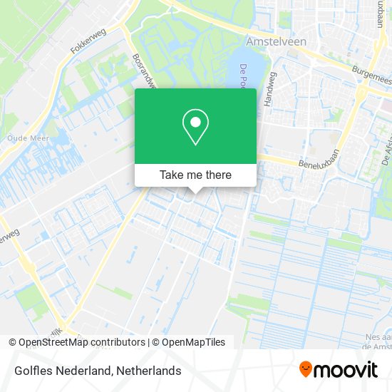 Golfles Nederland Karte