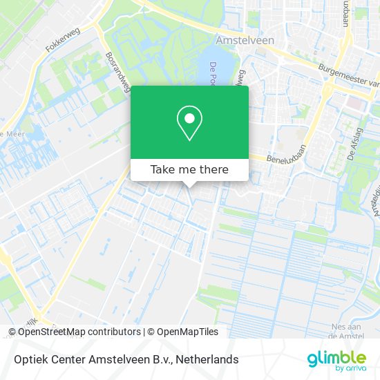 Optiek Center Amstelveen B.v. map