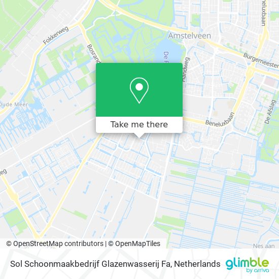 Sol Schoonmaakbedrijf Glazenwasserij Fa map