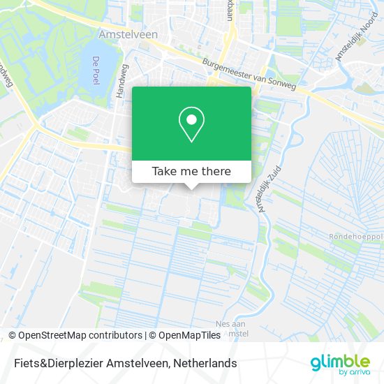Fiets&Dierplezier Amstelveen map