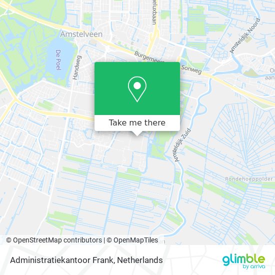 Administratiekantoor Frank map