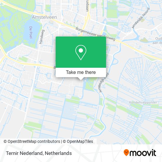 Ternir Nederland map