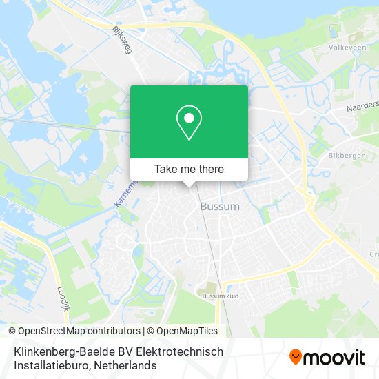Klinkenberg-Baelde BV Elektrotechnisch Installatieburo Karte