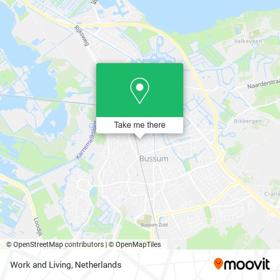 Work and Living map