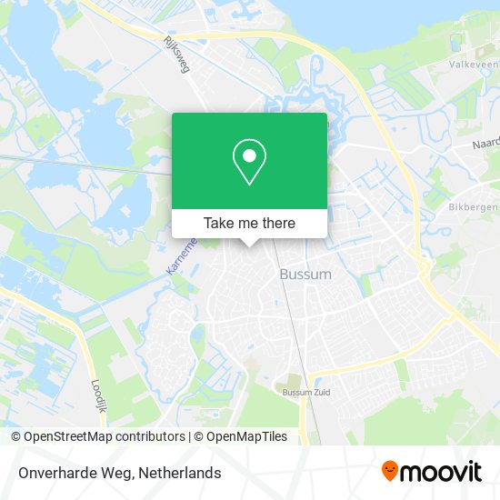 Onverharde Weg map