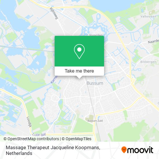 Massage Therapeut Jacqueline Koopmans Karte