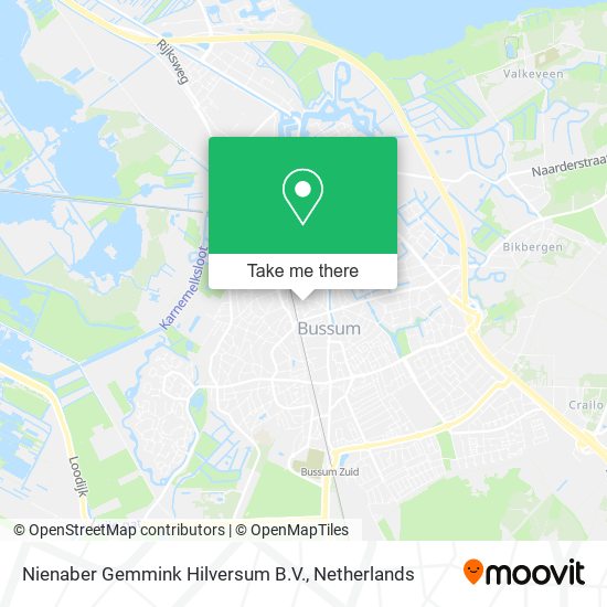 Nienaber Gemmink Hilversum B.V. map