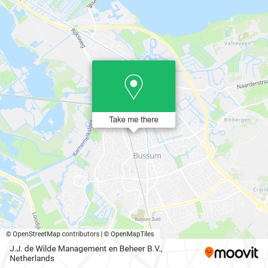 J.J. de Wilde Management en Beheer B.V. map