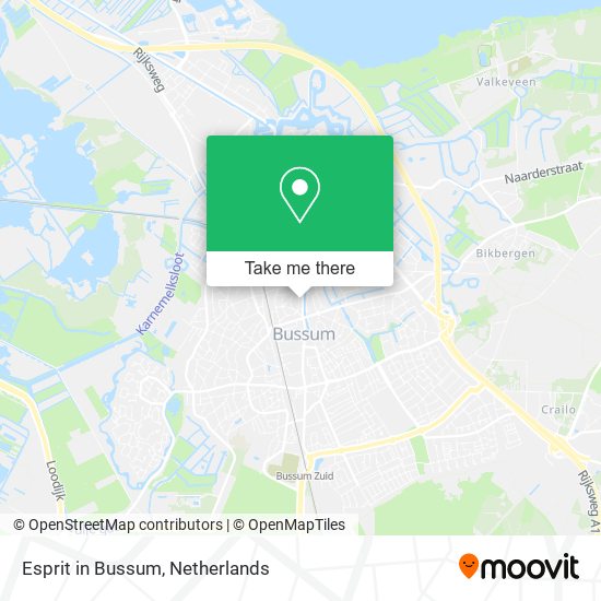 Esprit in Bussum map