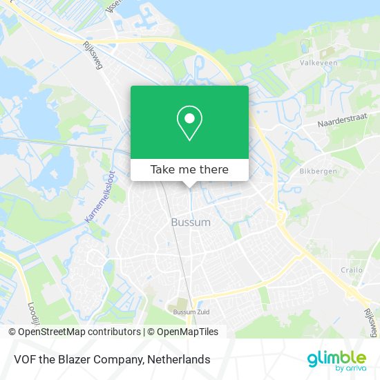 VOF the Blazer Company map