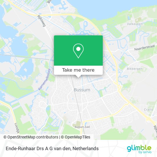 Ende-Runhaar Drs A G van den map