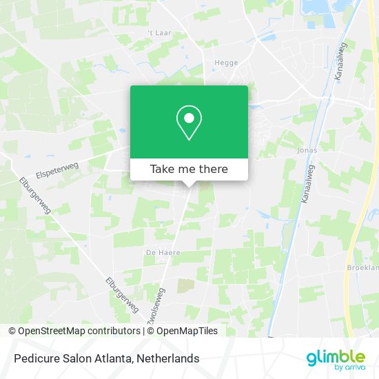 Pedicure Salon Atlanta map