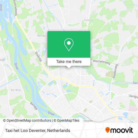 Taxi het Loo Deventer Karte