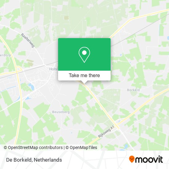 De Borkeld map