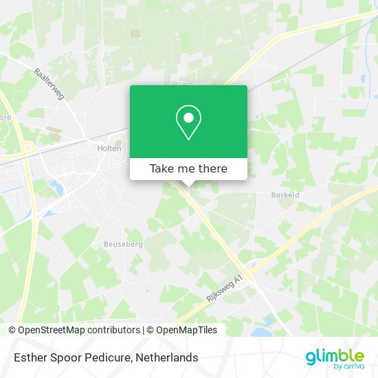 Esther Spoor Pedicure map