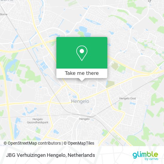 JBG Verhuizingen Hengelo map