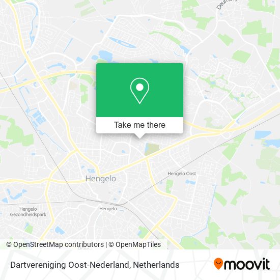 Dartvereniging Oost-Nederland Karte