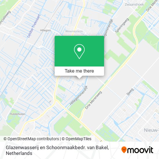 Glazenwasserij en Schoonmaakbedr. van Bakel map