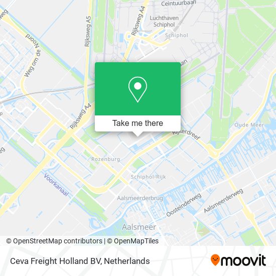 Ceva Freight Holland BV map
