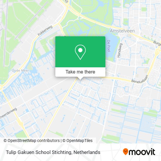 Tulip Gakuen School Stichting map