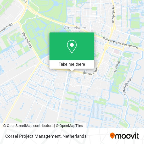 Corsel Project Management map