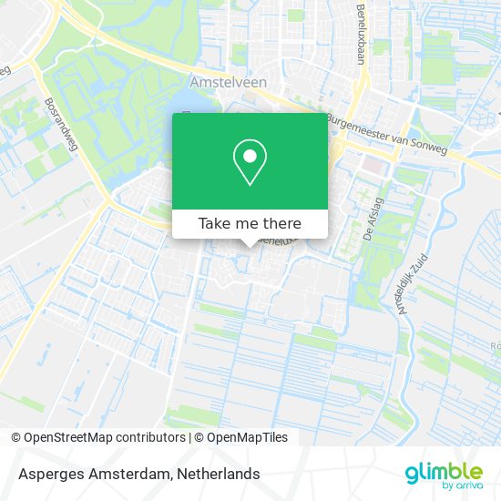 Asperges Amsterdam map