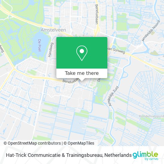 Hat-Trick Communicatie & Trainingsbureau map