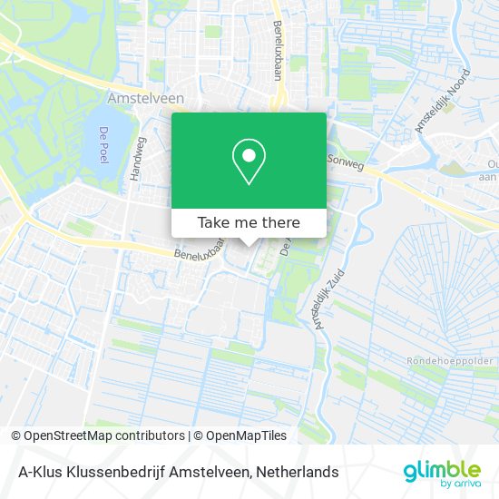 A-Klus Klussenbedrijf Amstelveen map