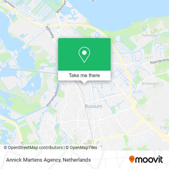 Annick Martens Agency map