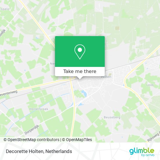 Decorette Holten map