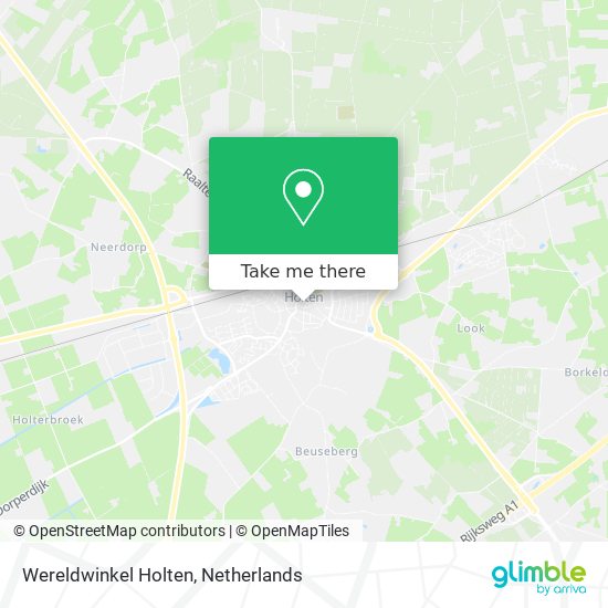 Wereldwinkel Holten map