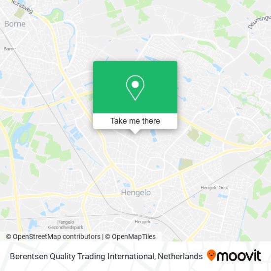 Berentsen Quality Trading International Karte