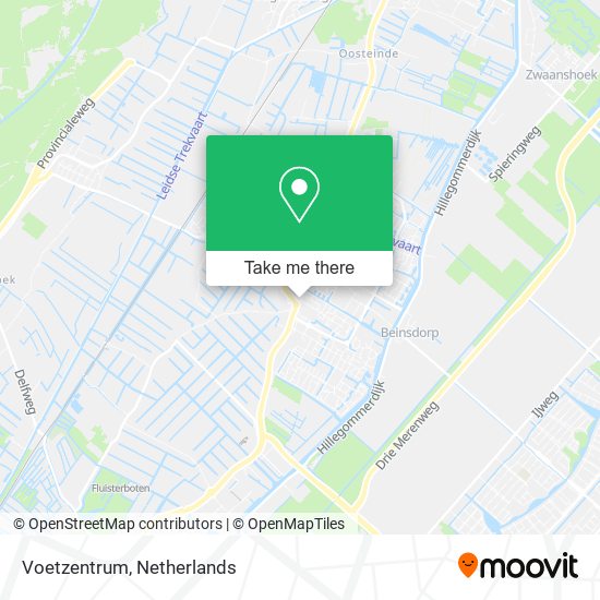 Voetzentrum map