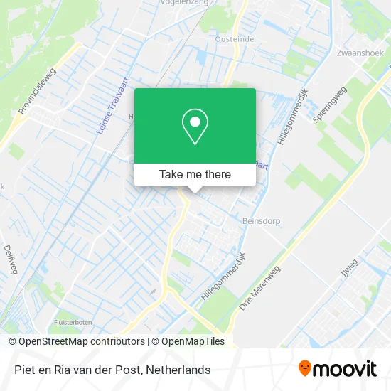 Piet en Ria van der Post map