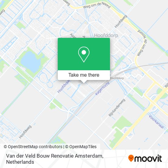 Van der Veld Bouw Renovatie Amsterdam Karte