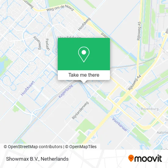 Showmax B.V. map
