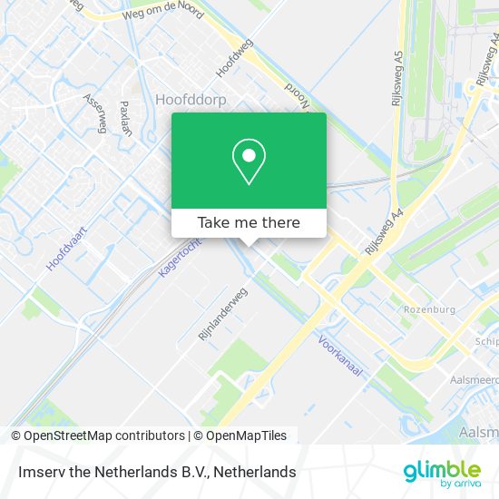 Imserv the Netherlands B.V. map