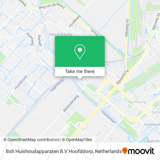 Bsh Huishoudapparaten B.V Hoofddorp map