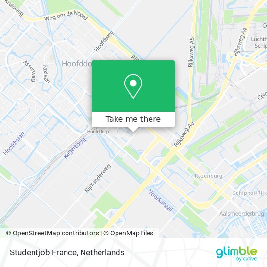 Studentjob France map