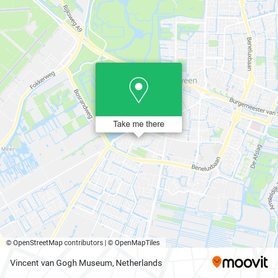 Vincent van Gogh Museum map