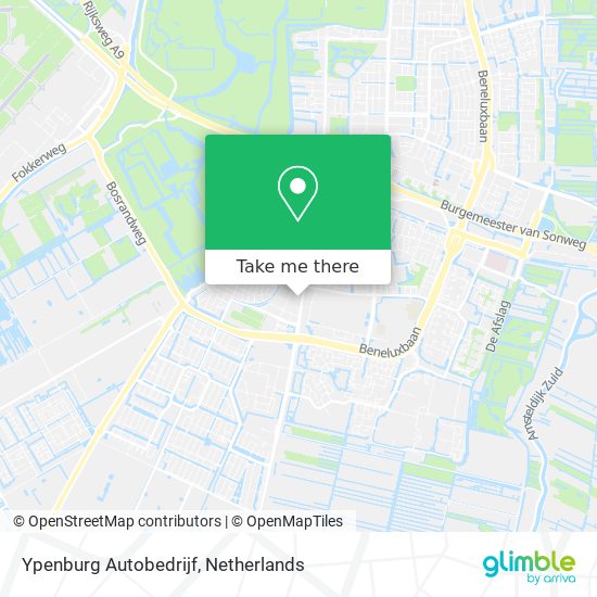 Ypenburg Autobedrijf map