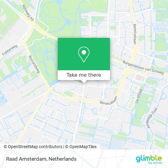 Raad Amsterdam map