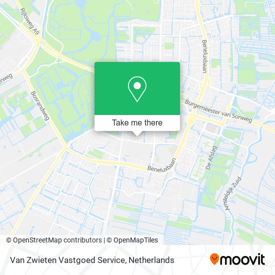 Van Zwieten Vastgoed Service map