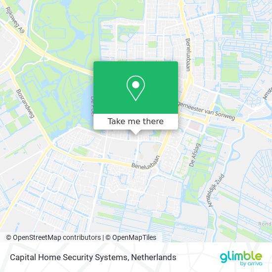 Capital Home Security Systems map