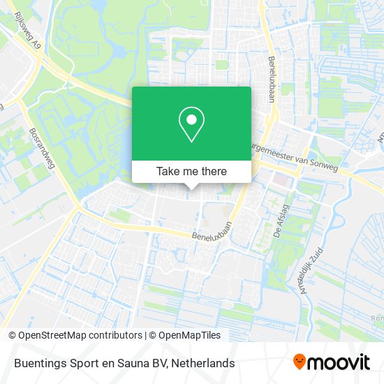 Buentings Sport en Sauna BV map