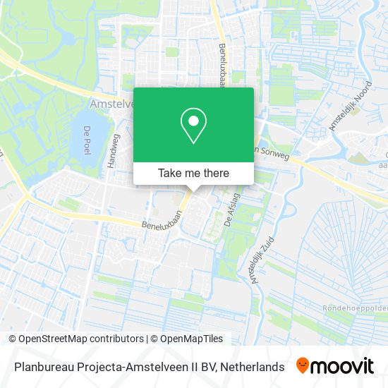 Planbureau Projecta-Amstelveen II BV map